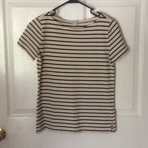 JCREW Shirt Navy Stripe Size XXS